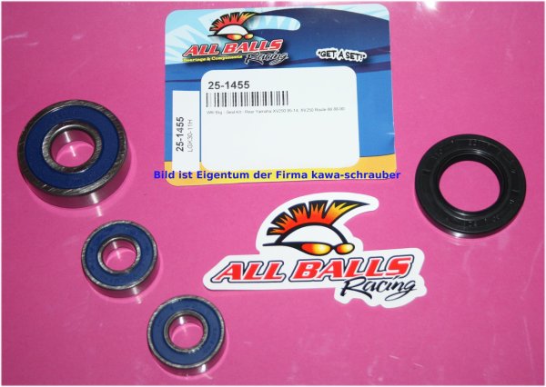 25-1455 All Balls Radlager Satz Radlagersatz
