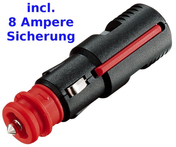 Stecker BAAS ZA06 für Zigarettenanzünder / DIN Bordsteckdose incl. 8A Sicherung