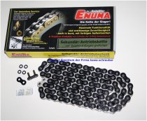 ENUMA Antriebskette Kette 520MVXZ-2 Farbe schwarz mit X-Quad-Ringen super verstärkt