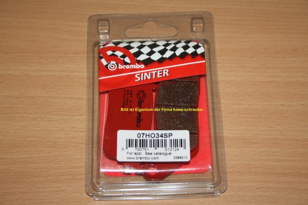 Brembo Sinter Bremsbeläge hinten Honda ST1100 ABS-TCS-CBS Typ SC26 Bj. 1992-1995