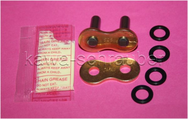 DID Nietschloß Vollnietschloß 525 VX3 gold DID525VX3-PL