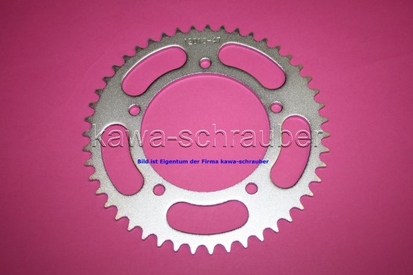 Kettenblatt / Ritzel hinten 47 Zähne Aprilia RS50 415er Kettenteilung Bj. 1999-2004 (Standard Übersetzung)