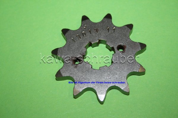 Ritzel vorne 11 Zähne Aprilia SX50 (Standard Übersetzung)