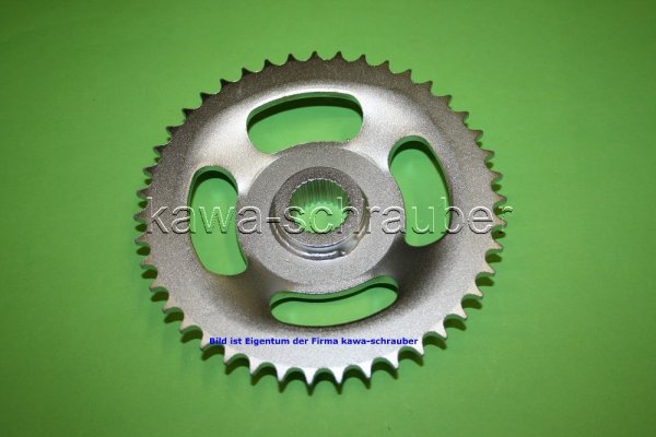 Kettenblatt / Ritzel hinten 43 Zähne Aprilia RS80 428er Kettenteilung (Standard Übersetzung)