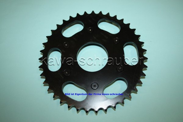 Kettenblatt / Ritzel hinten 39 Zähne Aprilia 125 Classic MF04 (geänderte Übersetzung)