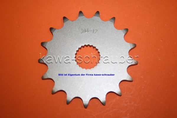 Ritzel vorne 17 Zähne Aprilia 125 SM (geänderte Übersetzung)