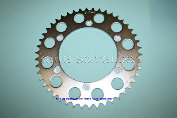 Kettenblatt / Ritzel hinten 46 Zähne Aprilia 450 SXV (Standard Übersetzung)