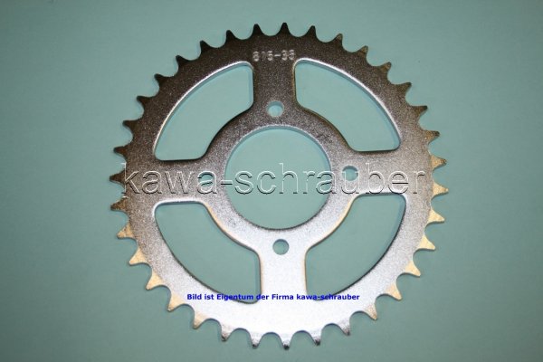 Kettenblatt / Ritzel hinten 78mm Lochkreis 4-Loch Nabe 58mm 520 35 Zähne