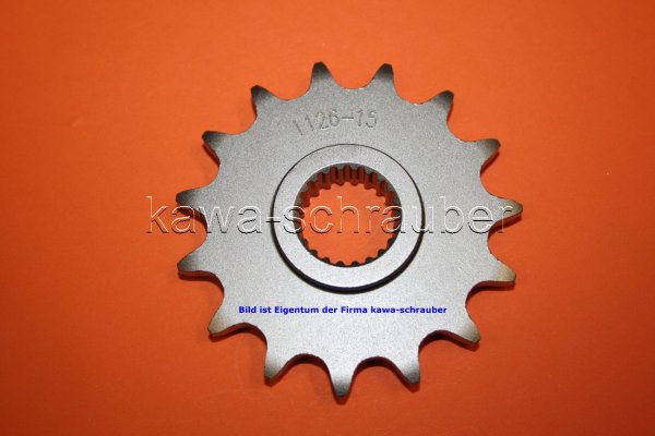 Ritzel vorne 15 Zähne Aprilia Pegaso 650 Bj. 1993-1995 (geänderte Übersetzung)