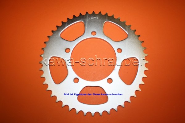 Kettenblatt / Ritzel hinten 46 Zähne Aprilia SMV 750 Dorsoduro / Factory (Standard Übersetzung)