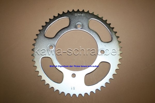 Kettenblatt / Ritzel hinten 4-Loch Nabe 51 Zähne BETA 50RR Bj. ab 2006 (Standard Übersetzung)