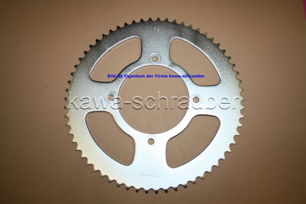 Kettenblatt / Ritzel hinten 4-Loch Nabe 62 Zähne BETA 50RR Bj. ab 2006 (geänderte Übersetzung)