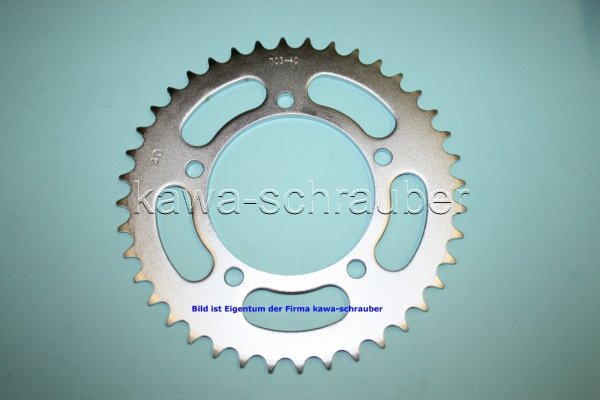 Kettenblatt / Ritzel hinten 40 Zähne BMW G650 X-Moto (geänderte Übersetzung)