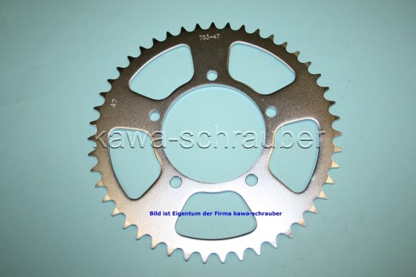 Kettenblatt / Ritzel hinten 47 Zähne BMW G650 X-Moto (Standard Übersetzung)