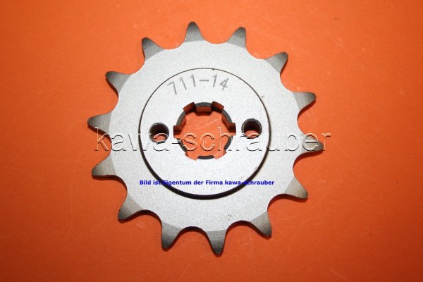 Ritzel vorne 14 Zähne Cagiva 125 Freccia (Standard Übersetzung)