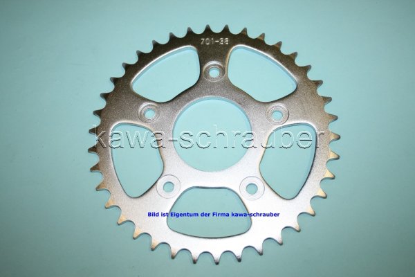 Kettenblatt / Ritzel hinten 38 Zähne Cagiva Mito 125