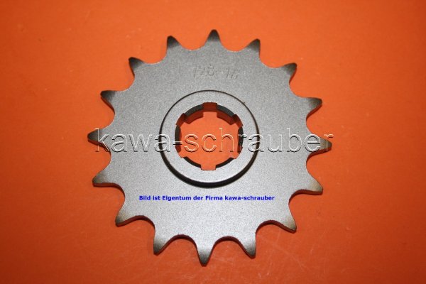 Ritzel vorne 16 Zähne Cagiva 350 T4 ER (Standard Übersetzung)