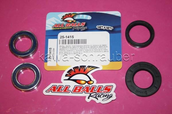 All Balls Radlager Satz Radlagersatz vorne front Vorderrad Husqvarna SM 510 / R / RR Bj. 2005-2010