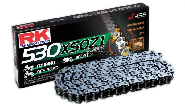 RK chain Kette 530XSOZ1 530XSO Z1 X-Ring Motorradkette