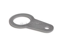 BAAS ZA50 Halter Edelstahl Halteplatte für Zigerettenanzünder Steckdosen Steckdosenhalter