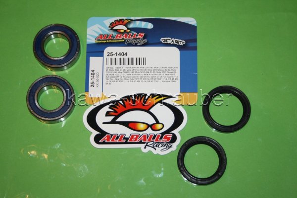 All Balls Radlager Satz Radlagersatz vorne Front Vorderrad Ducati 1100 Hypermotard S / Monster / Multistrada