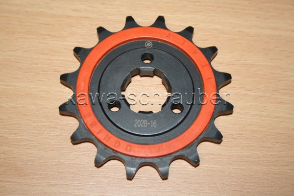 362028R16 Ritzel vorne 520 16 Zähne, gummiert von OGNIBENE