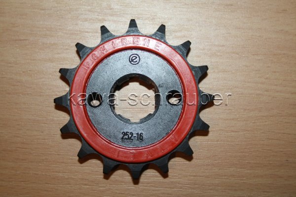 360252R16 Ritzel vorne 520 16 Zähne, gummiert von OGNIBENE