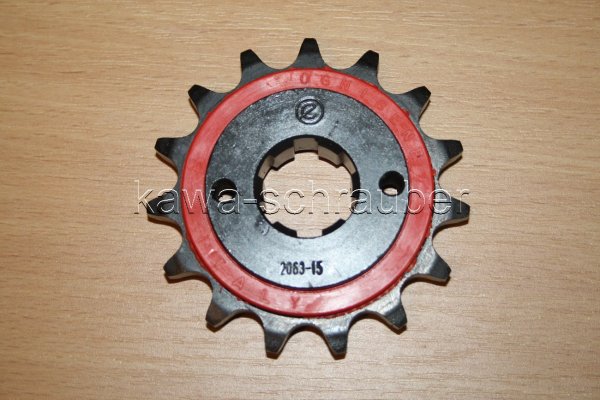 362063R15 Ritzel vorne 520 15 Zähne, gummiert von OGNIBENE