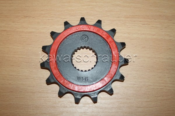 367013R15 Ritzel vorne 520 15 Zähne, gummiert von OGNIBENE