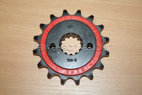 367030R16 Ritzel vorne 520 16 Zähne, gummiert von OGNIBENE