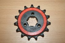 Ritzel vorne gummiert 15 Zähne Suzuki DR 650 SE Typ SP46B (Standard Übersetzung)
