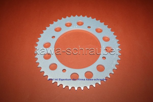 Kettenblatt / Ritzel hinten 132mm Lochkreis 4-Loch Nabe 110mm 428 49 Zähne Aluminium