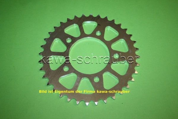 Kettenblatt / Ritzel hinten 100mm Lochkreis 5-Loch Nabe 76mm 525 36 Zähne Aluminium