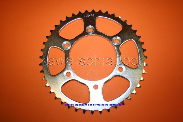 Kettenblatt / Ritzel hinten 44 Zähne Benelli 1130 TRE-K Bj. 2008 / 1130 TREK Amazonas (geänderte Übersetzung)