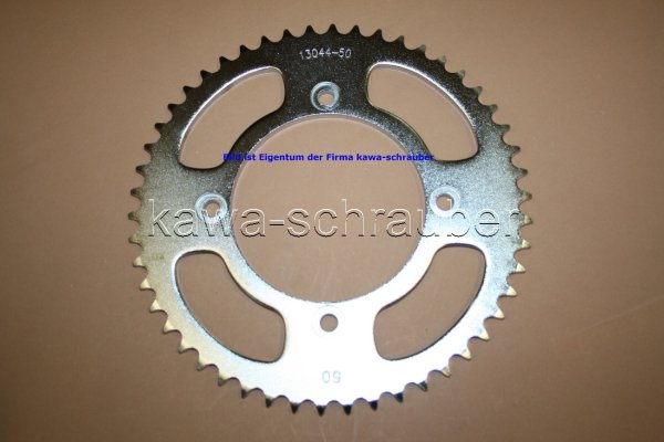 Kettenblatt / Ritzel hinten 4-Loch Nabe 50 Zähne BETA 50SM Supermotard Bj. ab 2006 (Standard Übersetzung)