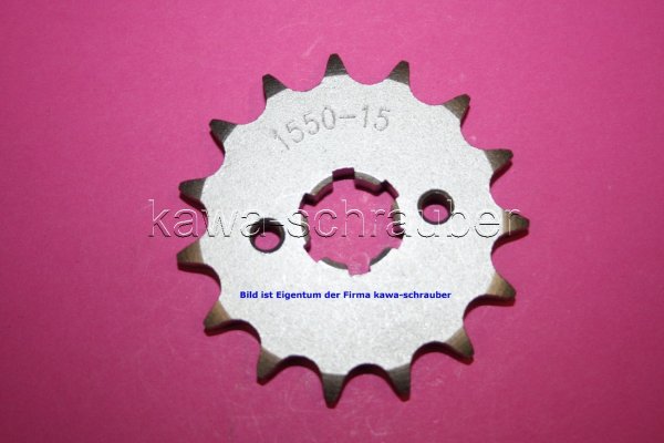 Ritzel vorne 15 Zähne BETA 125 SM LC (geänderte Übersetzung)