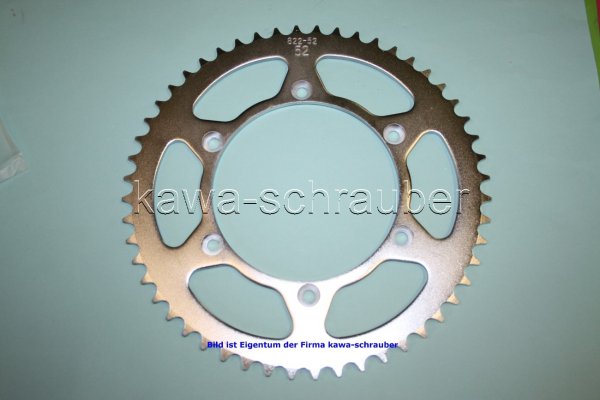 Kettenblatt / Ritzel hinten 52 Zähne BETA 498RR (geänderte Übersetzung)