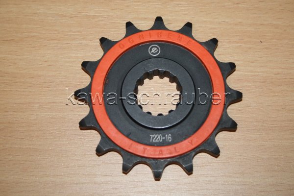 Ritzel vorne gummiert 16 Zähne Yamaha XJ 6 F / Diversion (Standard Übersetzung)