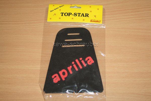 Tankpad Aprilia Style 16 x 13 x 5,5 cm selbstklebend Schaumstoff (Neopren) Buchstaben lose verwendbar