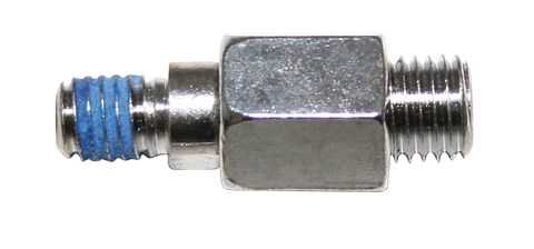 Spiegeladapter M10 x 1,5 Rechtsgewinde, verchromt, Schlüsselweite 17mm für viele BMW Motorräder