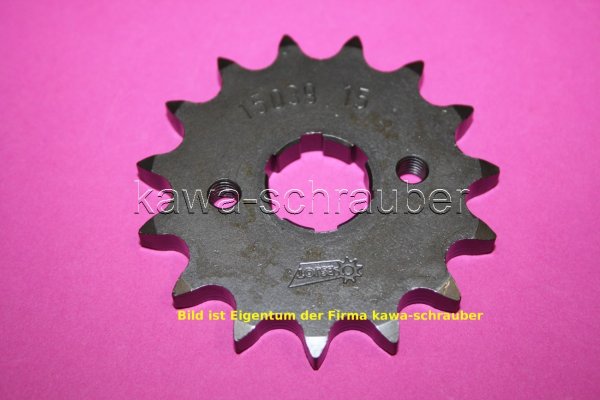 Ritzel vorne 15 Zähne Derbi 125 Cross City (Standard Übersetzung)