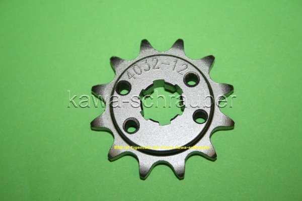 Ritzel vorne 12 Zähne Derbi 50 Senda LR / SM Baujahr 1996-1999 (Standard Übersetzung)