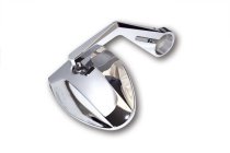 HIGHSIDER Lenkerendenspiegel FERRARA 2, verchromt / chrom, für 1 Zoll (25,4 mm) und 7/8 Zoll (22 mm) Lenker, E-geprüft