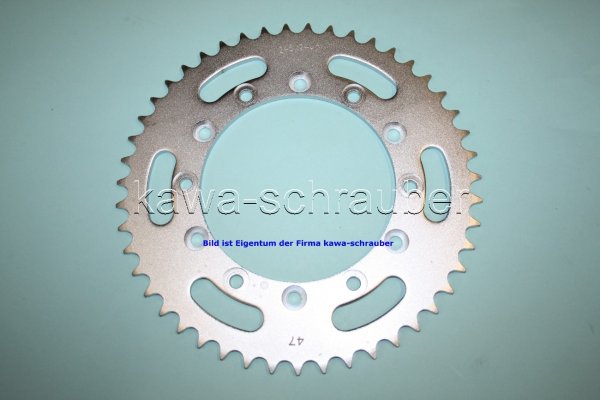 Kettenblatt / Ritzel hinten 47 Zähne Gilera 600RC 600 RC (geänderte Übersetzung)