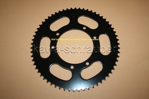 Kettenblatt / Ritzel hinten 62 Zähne Derbi 50 Senda R1 / RX-Race / SMX / DRD Black Devil (geänderte Übersetzung)