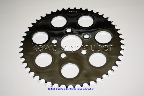 Kettenblatt / Ritzel hinten 48 Zähne HD Harley Davidson XLH883 XLH 883 Sportster Bj. 84-85 und 91-92 (Standard Übersetzung)