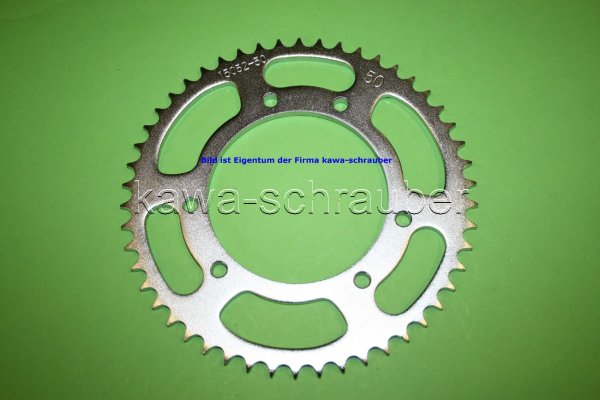 Kettenblatt / Ritzel hinten 50 Zähne Derbi 125 Senda -alle Modelle-