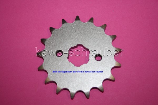 Ritzel vorne 17 Zähne Derbi 125 Senda R / SM Bj. 2004-2005 (Standard Übersetzung)