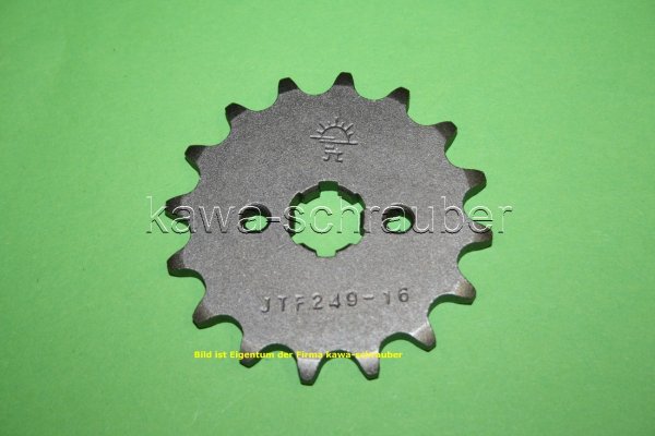Ritzel vorne 16 Zähne Honda AFS 110 Wave Bj. 2012-2013 (geänderte Übersetzung)