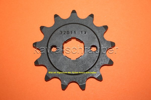 Ritzel vorne 13 Zähne Honda CR125 Bj. 1983-1985 (geänderte Übersetzung)